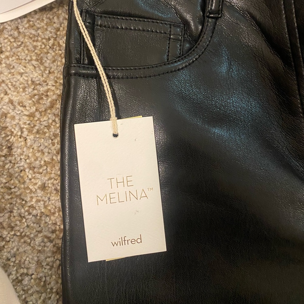 Aritzia Melina Leather Pant (Size 6)